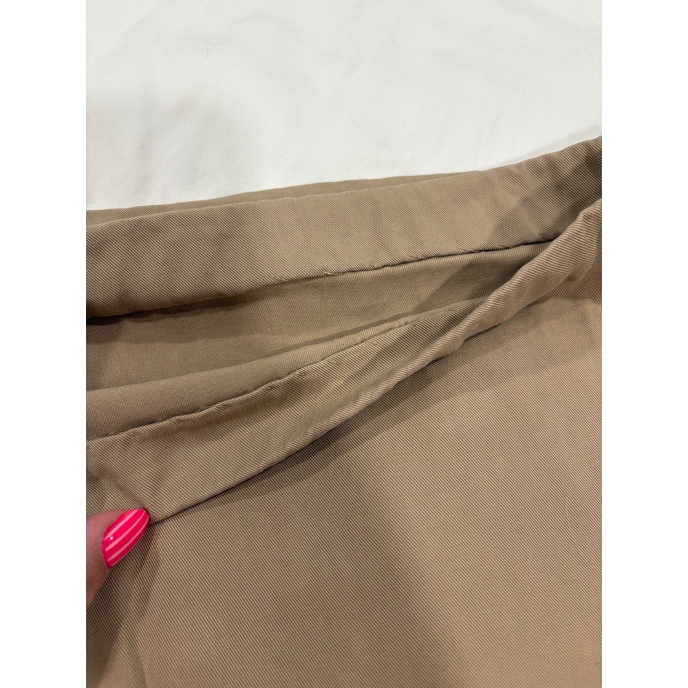 Reformation High-Waist Wide-Leg Trousers in Taupe - Picture 7 of 11